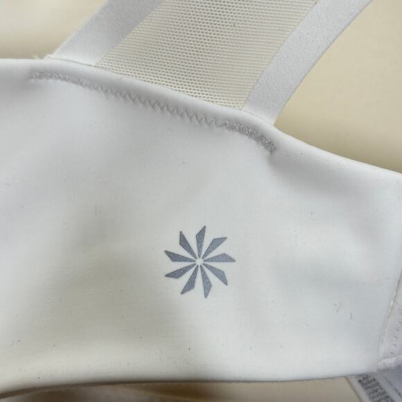 ATHLETA Advance Sports Bra B-G Wireless White Sz 42DD - Picture 5 of 6